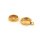Aroma Medaillon 12 mm aus 316 Edelstahl in goldfarben mit 10er Set Filzpads
