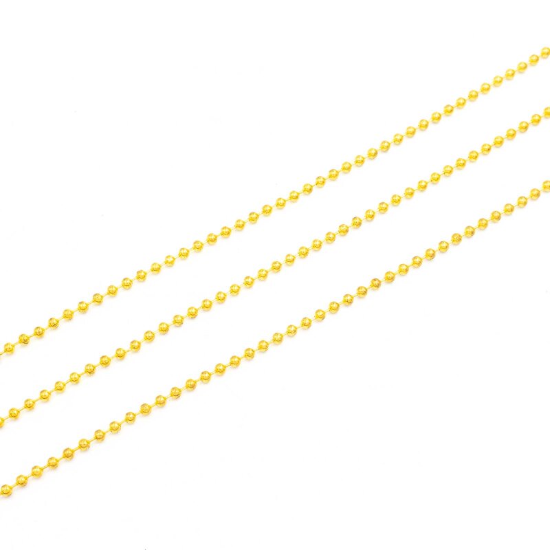 Kugelkette 2,5 mm in goldfarben 2 m