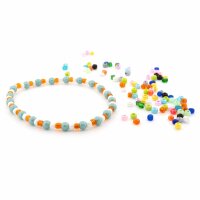 Rocailles Perlen im Farbmix 3 mm 50g ca. 1100 Stück
