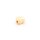Perle als Herz 11 mm aus 304 Edelstahl mit 18K Goldbeschichtung