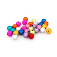 Miracle Perlen aus Acryl im Farb-Mix 8 mm 30 Stück
