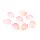 Glasanhänger als Kirschblütenblatt im Farbverlauf 16 mm 8 Stück