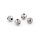 Guru-Perlen mit T-Bohrung in antik Silberfarben 10 mm 4 Stück