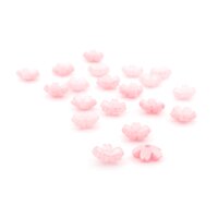 Kirschblüten-Perlkappe 11 mm aus Resin 20 Stück