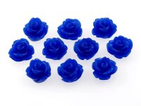 10 Rosen in marineblau,10 mm