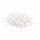 Rocailles Perlen in mattem weiß mit Holo Effekt 3mm 20 Gramm 