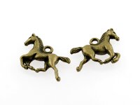 4 Pferde in antik Bronze