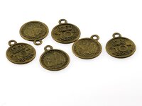20 Münzen als Anhänger "Wilhelmina...