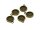 6 doppelseitige Fassungen für 10 mm Cabochons in antik Bronze