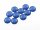 10 Resincabochons im Cateye-Design in marineblau, 10 mm