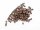 200 Quetschperlen aus Messing in antik Kupfer, 2,5 mm