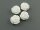 4 Cabochons als Rosen in weiß, 16 mm