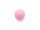 rosa Klangkugel aus Messing, 16 mm
