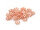 30 Zwischenperlen "kleine Kugeln" in peachy roségoldfarben, 7 mm