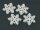 4 Holo Cabochons / Klebedeko "Snowflake"