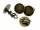 4 Ohrclips mit 18 mm Fassung  in antik bronzefarben