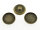 2 Rahmen als Druckknöpfe in antik bronzefarben für 18 mm Cabochons