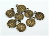 20 Münzen in antik Bronze