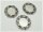 4 Medaillons in antik Silber für 25 x 18 mm Klebeperlen